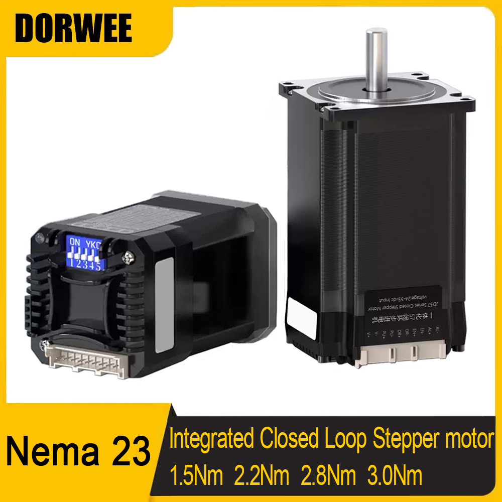 Nema 23 Closed Loop Stepper Motor Driver Kit - حلقة مغلقة محرك متدرج متكامل مع