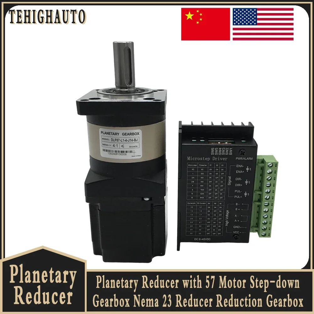 Nema 23 Closed Loop Stepper Motor Driver Kit - علبة التروس الكوكبية 57 محرك TB6600