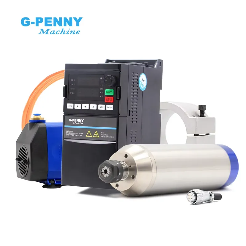 2.2Kw Water Cooled Spindle Kit Vfd - مجموعة عمود دوران مبرد بالماء G-Penny