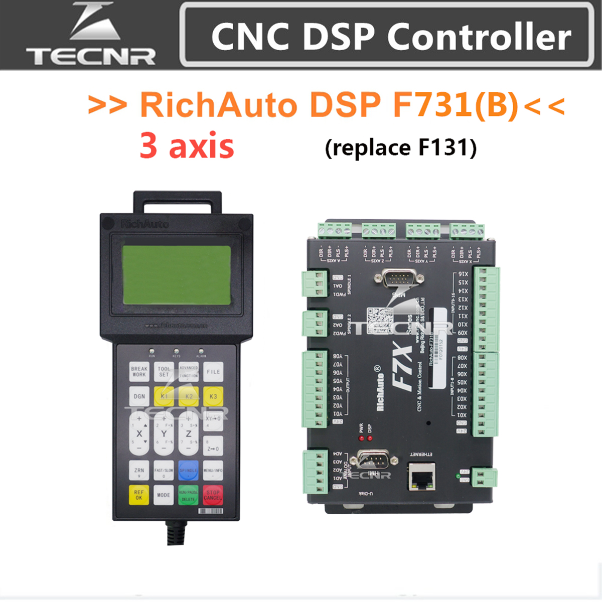 Richauto A11 Dsp Controller 3 Axis - RichAuto DSP F731 3 محاور نظام