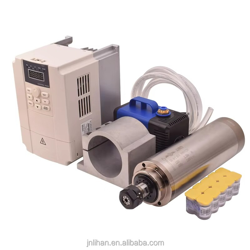 2.2Kw Water Cooled Spindle Kit Vfd - 2.2KW 220 فولت آلة تبريد المياه