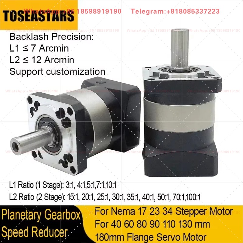 Planetary Gearbox Reducer Nema 23 34 - علبة تروس كوكبية لتقليل السرعة لمحركات