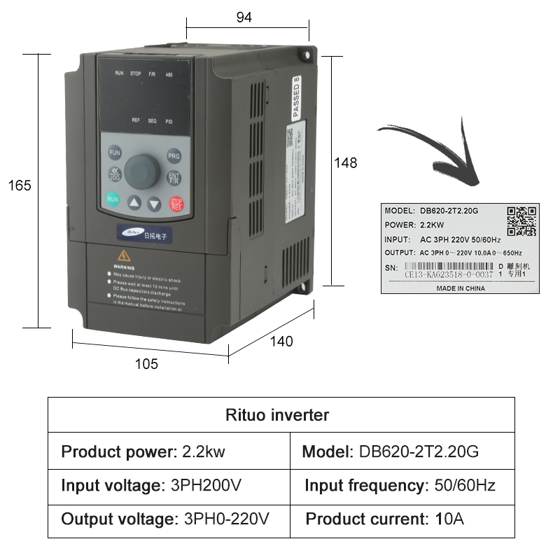 2.2kw مجموعة المغزل المبرد بال - مراجعة 2.2Kw Water Cooled Spindle Kit Vfd وسعره