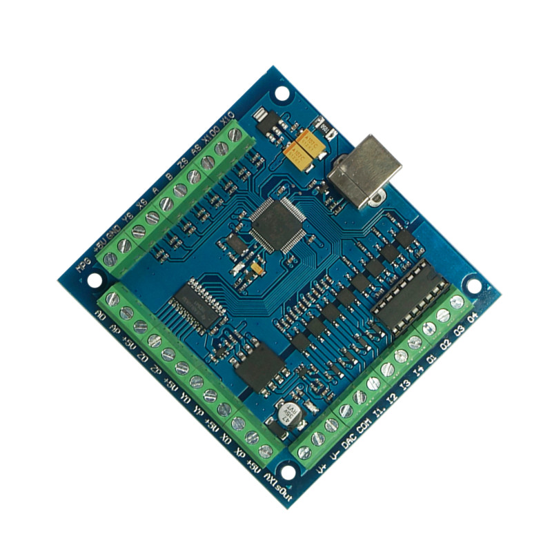 بطاقة تحكم الحركة CNC MACH3 ذا - مراجعة Mach3 Usb Cnc Controller 4 Axis 100Khz وسعره