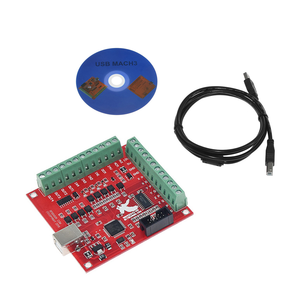 لوحة القطع CNC USB Mach3 100Kh - مراجعة Mach3 Usb Cnc Controller 4 Axis 100Khz وسعره
