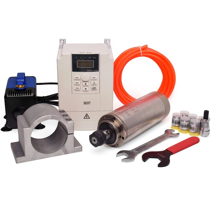مجموعة محاور GDZ عالية السرعة  - مراجعة 2.2Kw Water Cooled Spindle Kit Vfd وسعره
