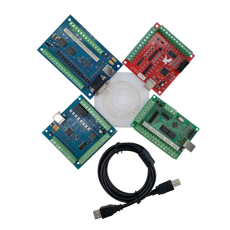 1 قطعة لوحة واجهة التحكم CNC U - مراجعة 5 Axis Cnc Breakout Board Interface Mach3 وسعره