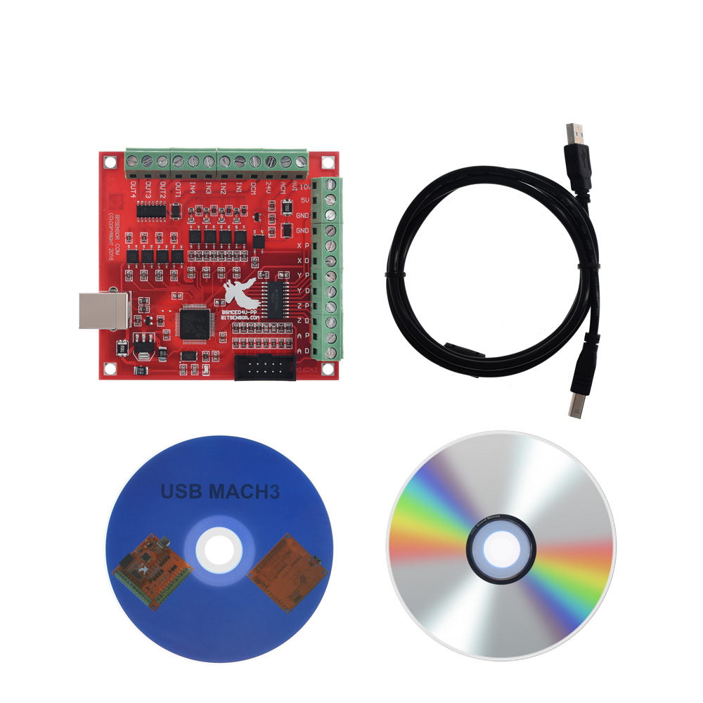 MACH3 لوحة اندلاع USB 100 كيلو - مراجعة Mach3 Usb Cnc Controller 4 Axis 100Khz وسعره