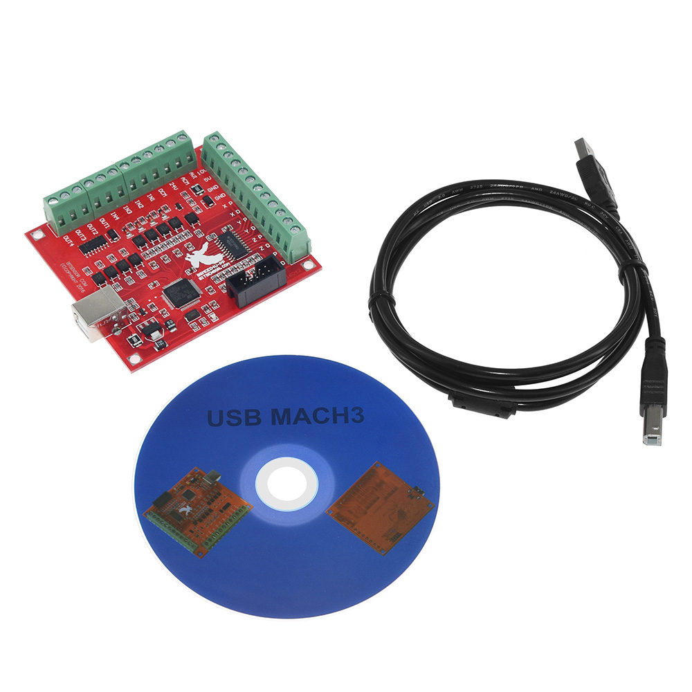 MACH3 لوحة اندلاع USB 100 كيلو - مراجعة Mach3 Usb Cnc Controller 4 Axis 100Khz وسعره