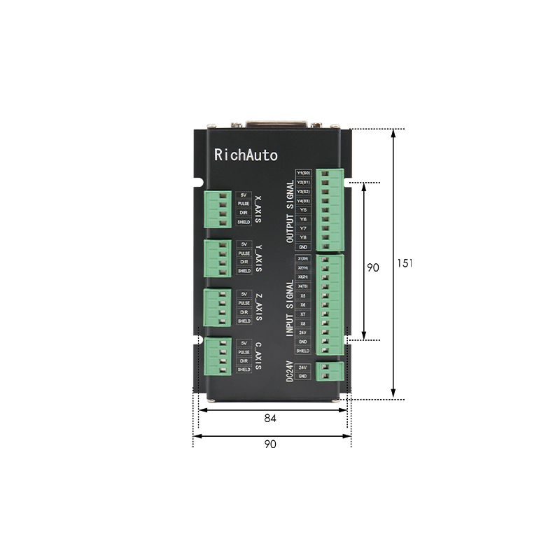 نظام التحكم الأصلي RichAuto A1 - مراجعة Richauto A11 Dsp Controller 3 Axis وسعره