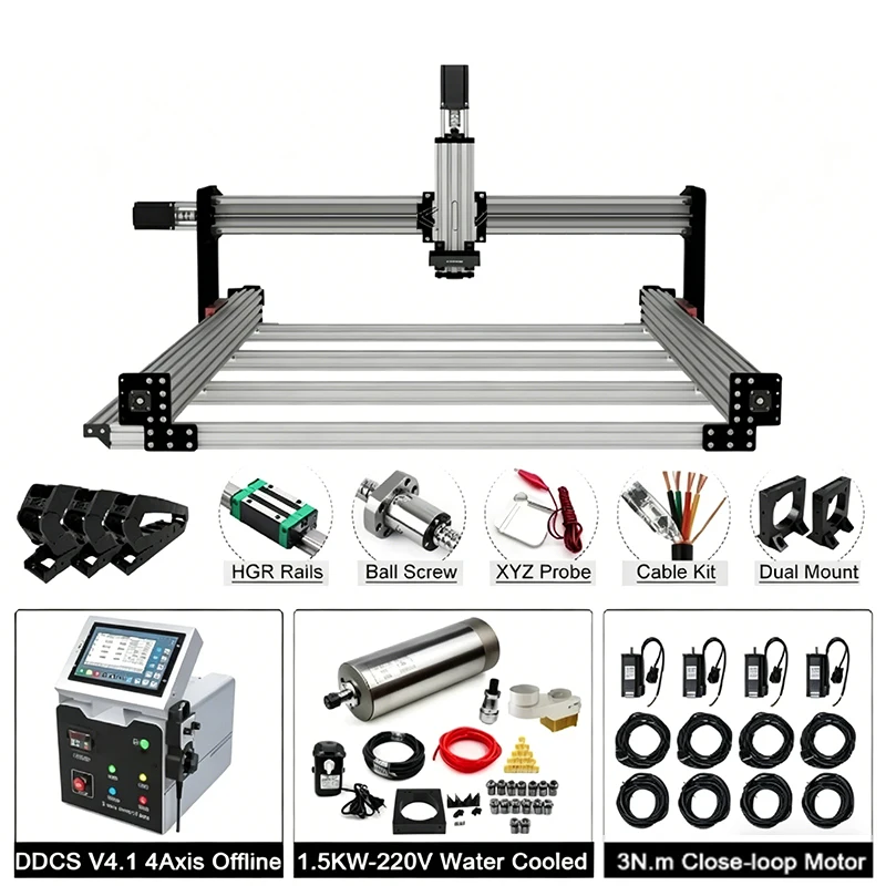 نظام تحكم OYLP DDCS V4.1 رباعي - مراجعة Ddcs V4.1 4 Axis Cnc Offline Controller وسعره