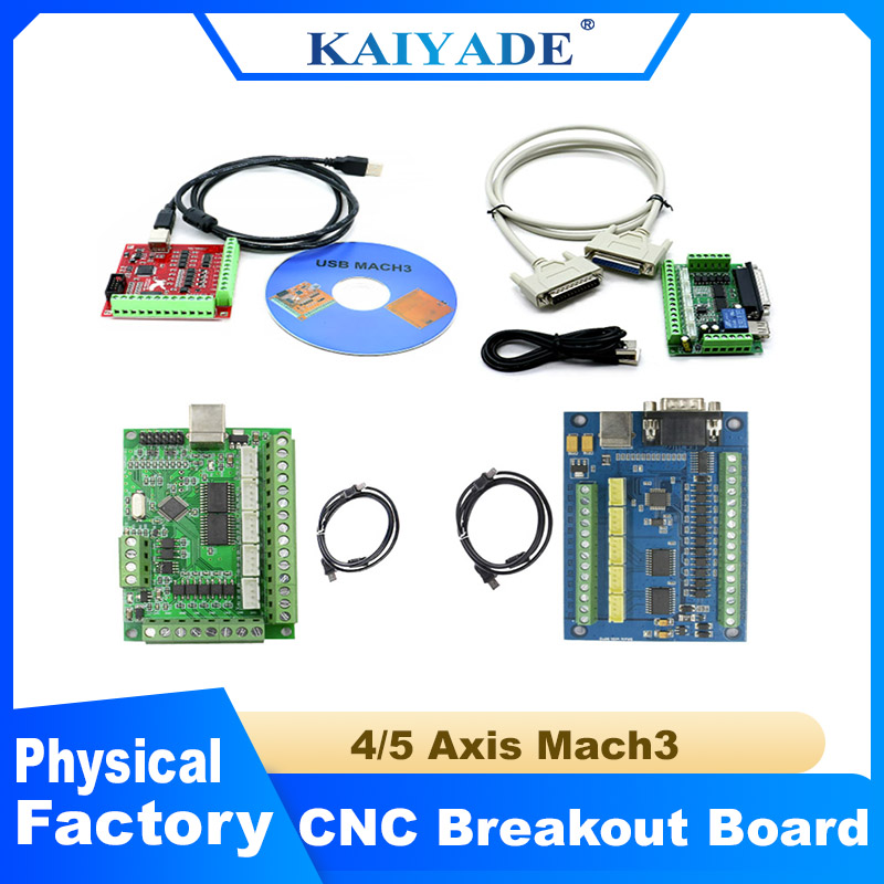 وحدة تحكم CNC بنظام MACH3، 4 م - مراجعة Mach3 Usb Cnc Controller 4 Axis 100Khz وسعره