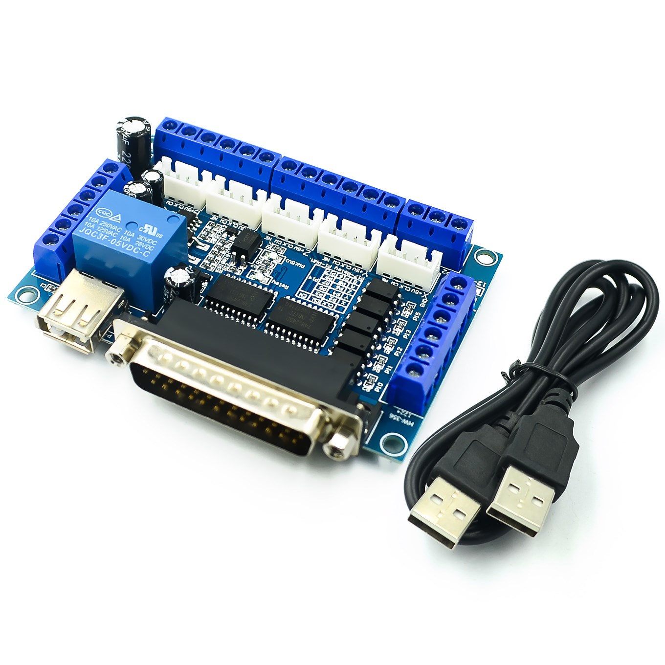 ترقية 5 محور CNC LCD مهايئ لشا - مراجعة 5 Axis Cnc Breakout Board Interface Mach3 وسعره